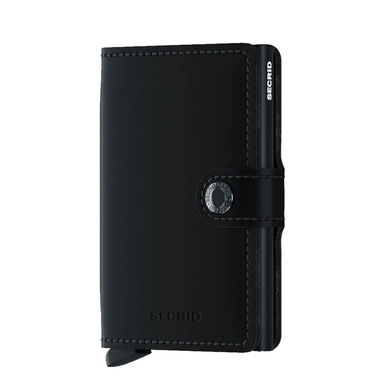 Porta Carte con Clip SECRID linea Miniwallet Matte Black con RFID