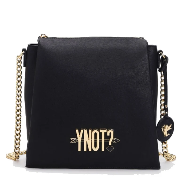Borsa Donna a Tracolla Y NOT Linea Lovers LVS-007 Colore Nero