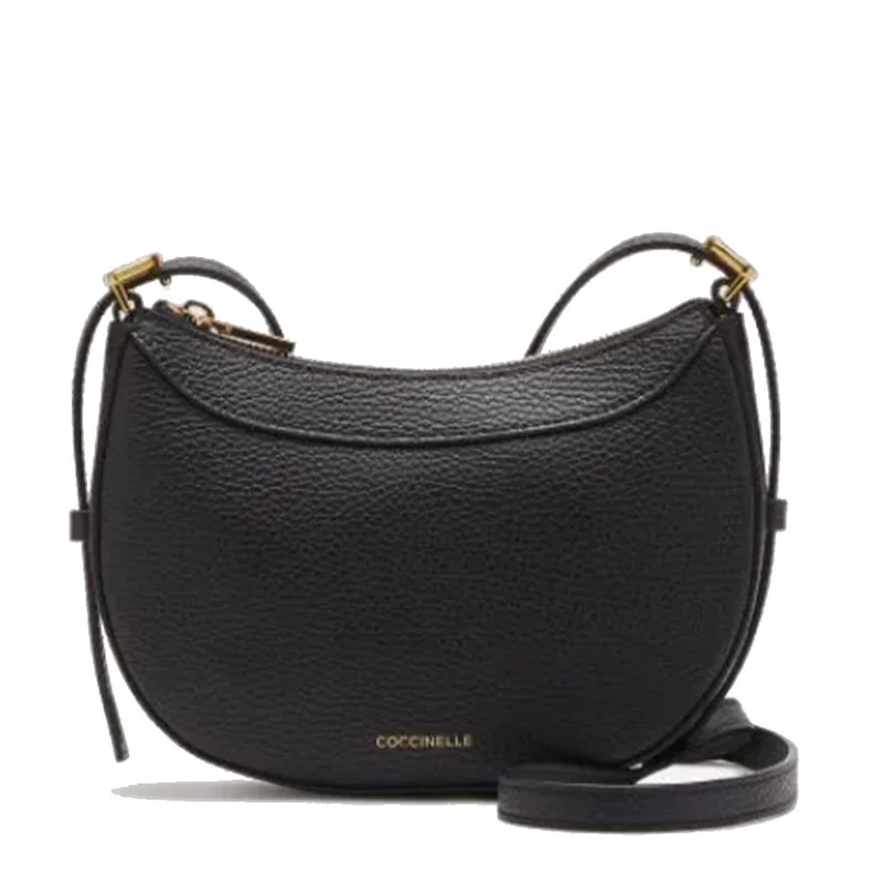 Borsa Donna a Tracolla COCCINELLE in Pelle Nera Linea Whisper