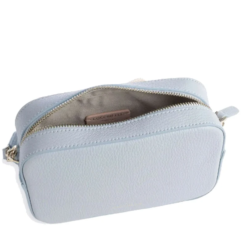 Borsa Donna a Tracolla COCCINELLE Linea Tebe Colore Mist Blue - E5MN555I101