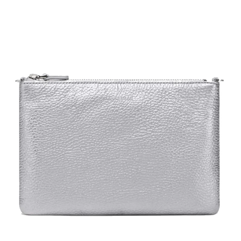 Borsa Donna a Tracolla COCCINELLE in Pelle Silver Linea Best Small