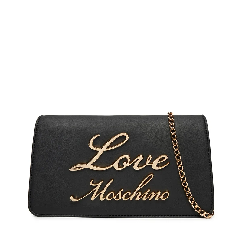 Clutch Donna a Tracolla LOVE MOSCHINO linea Lovely Chain colore Nero