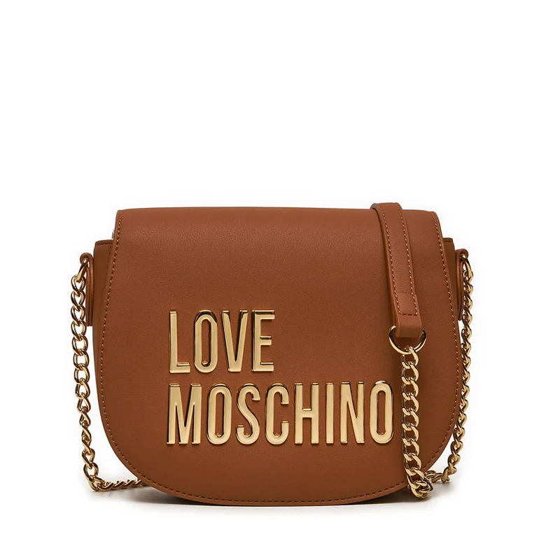 Borsa Donna a Tracolla LOVE MOSCHINO linea Bold Bag color Noce