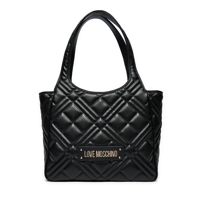 Borsa a Spalla Trapuntata LOVE MOSCHINO linea Quilted colore Nero
