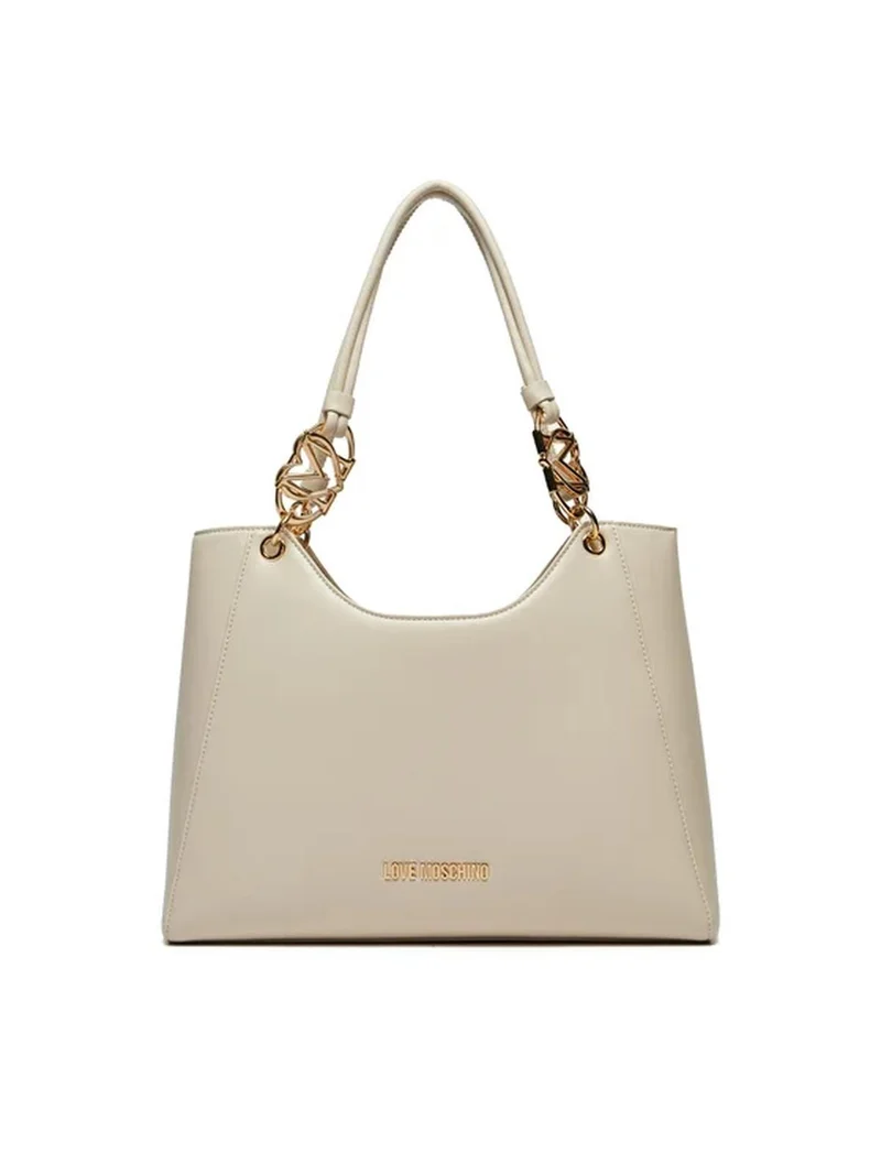 LOVE MOSCHINO BORSA PU AVORIO