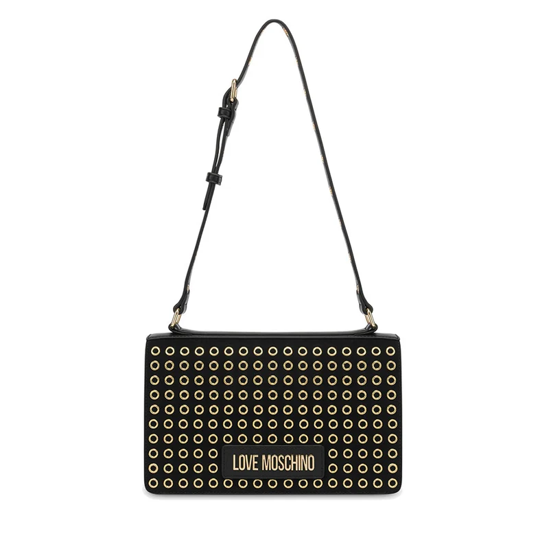 Borsa Donna a Spalla LOVE MOSCHINO linea Glam Up Nera
