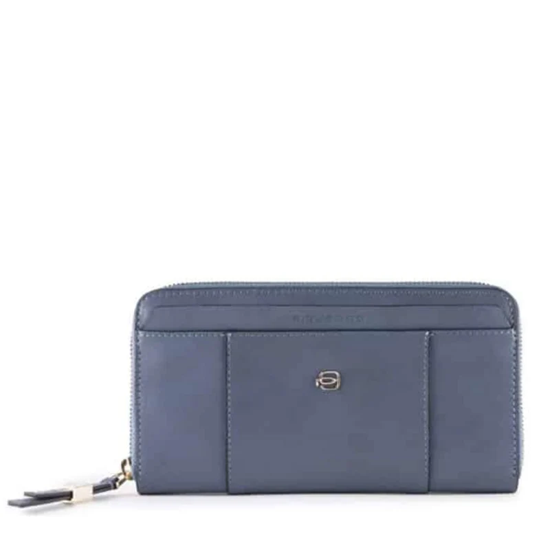 Portafoglio Donna Zip Around PIQUADRO In Pelle Avio Linea Circle - PD1515W92R