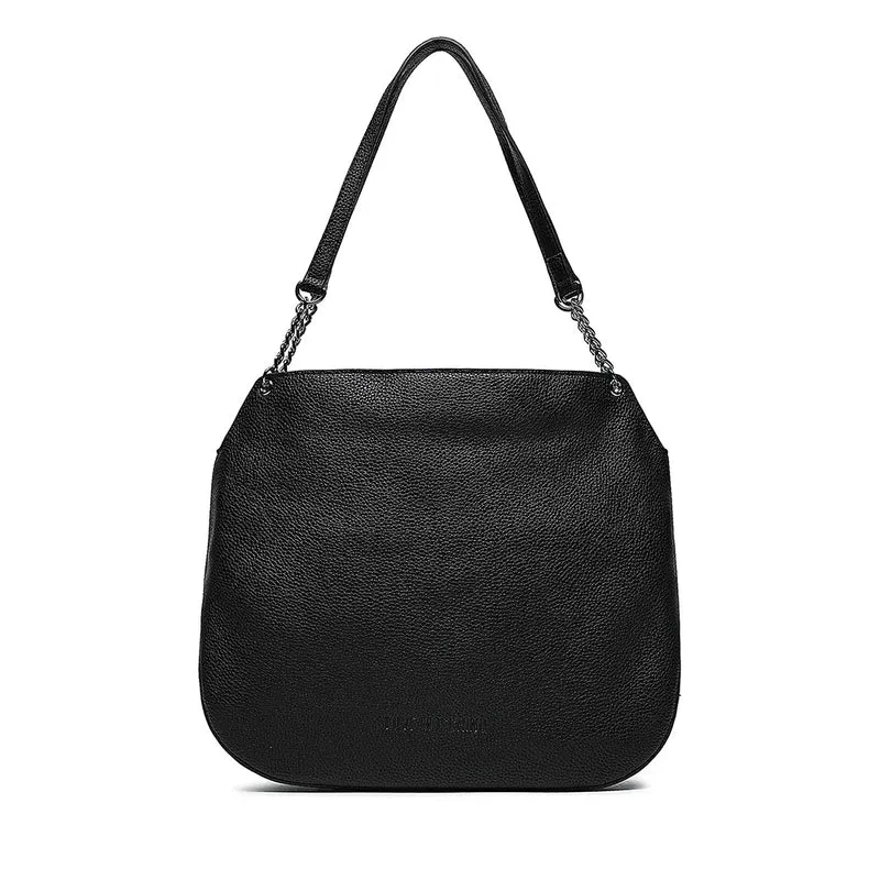 Shopping Bag LOVE MOSCHINO linea Giant Logo colore Nero con Logo Canna di Fucile