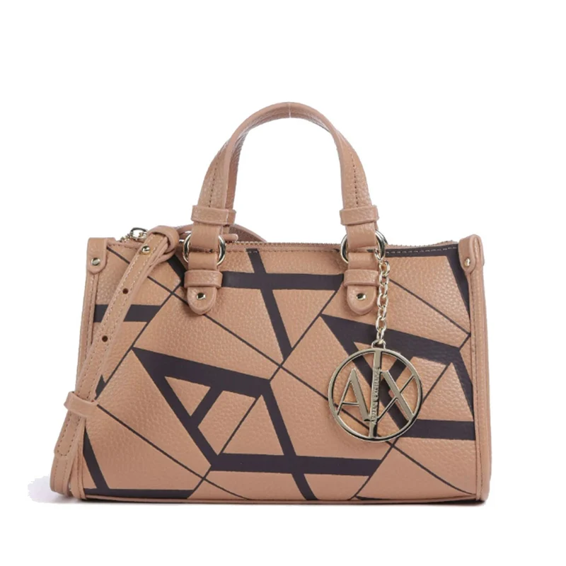 Borsa Donna Mini a Mano con Tracolla ARMANI EXCHANGE Colore Milk Punch - Liquor