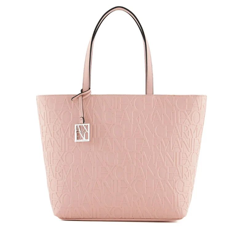 Borsa Donna ARMANI EXCHANGE Shopping a Spalla colore Milk Punch - 942650