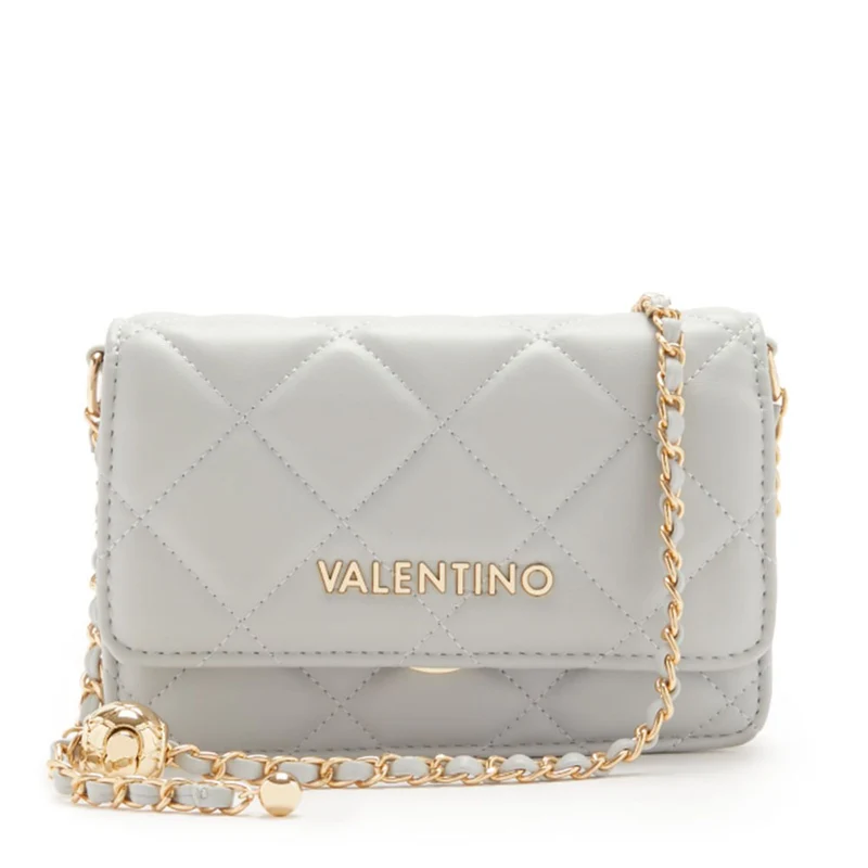 Borsa Donna a Tracolla VALENTINO BAGS linea Ocarina Colore Perla - VBS3KK52R