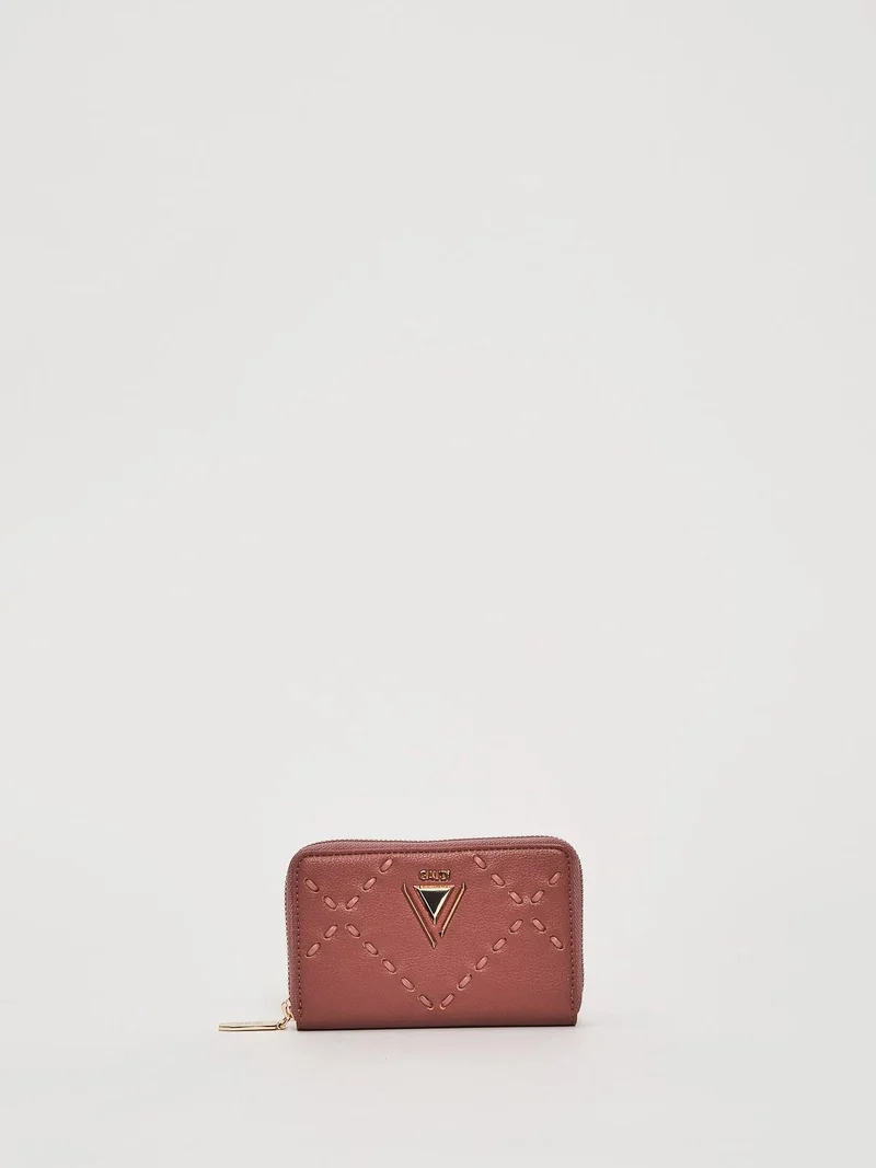 GAUDI SMALL ZIP - linea BEA INTERLACE - cm 14,2x9x2