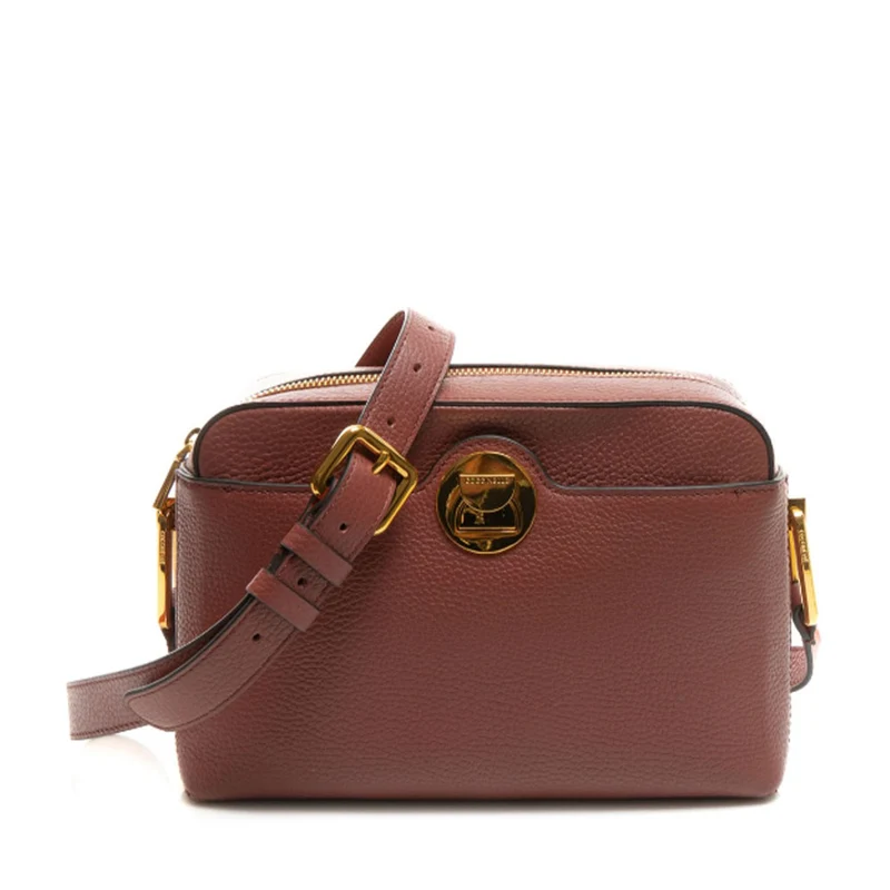 Borsa Donna a Tracolla COCCINELLE in Pelle linea Liya colore Brandy - Grenadine Red