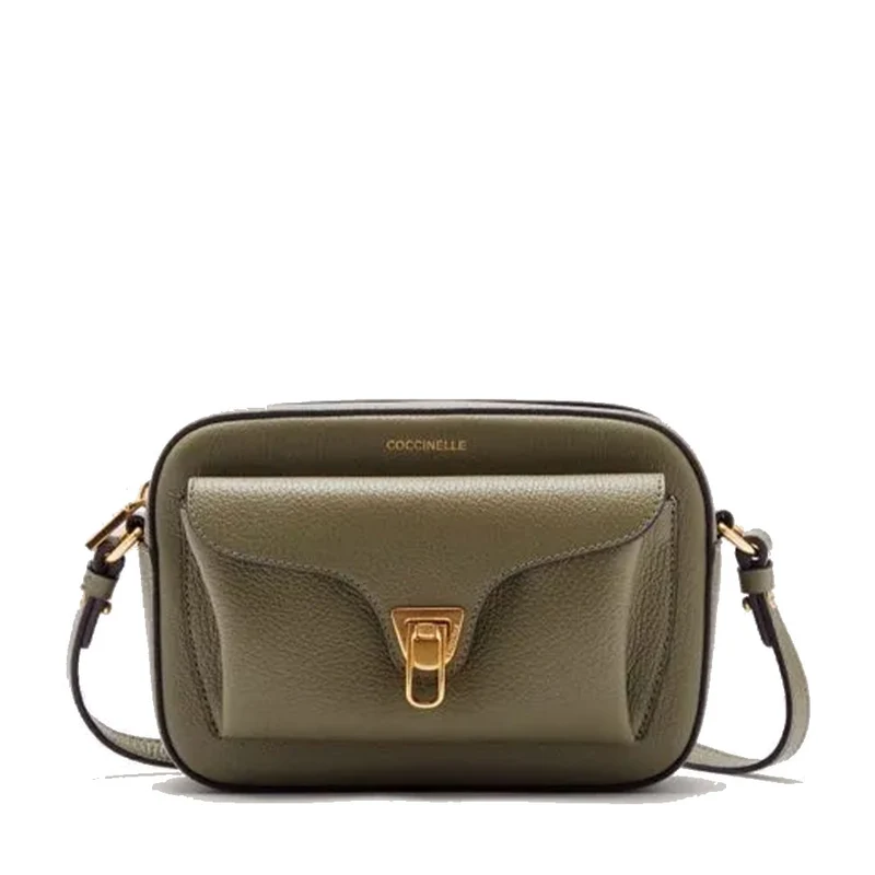 Borsa Donna a Tracolla COCCINELLE in Pelle Laurel Green linea Beat Soft Misura Small