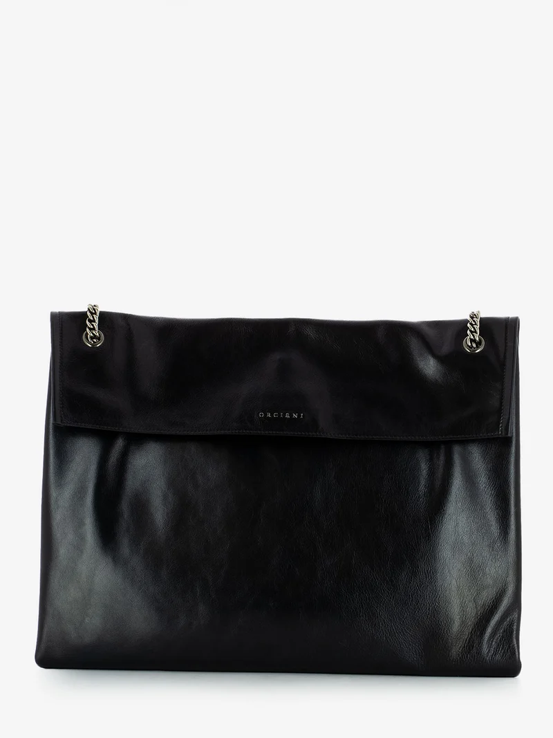 Borsa a spalla Venus L soft nero