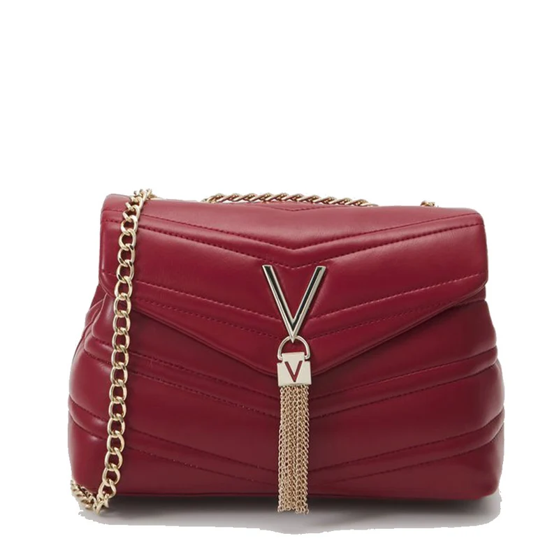 Borsa Donna a Tracolla VALENTINO BAGS linea Privilege colore Rosso Scuro