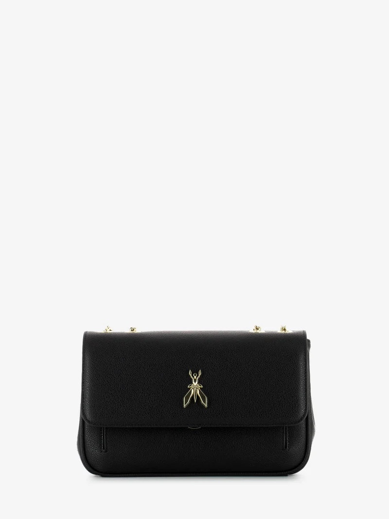 Borsa a spalla black / light gold