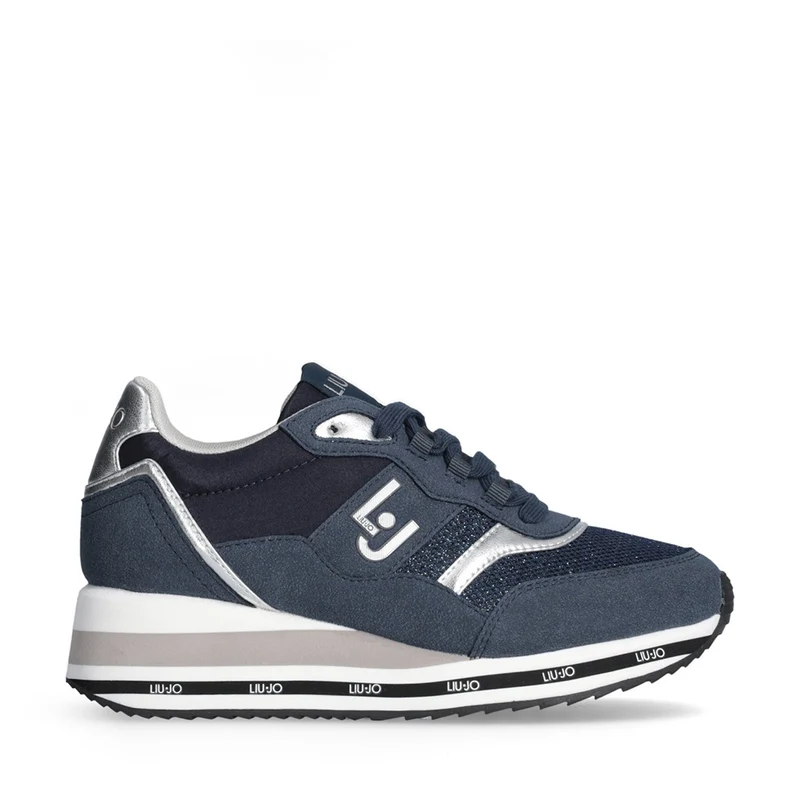 Sneakers Running LIU JO Olivia 822 in Microfibra e Nylon Blu
