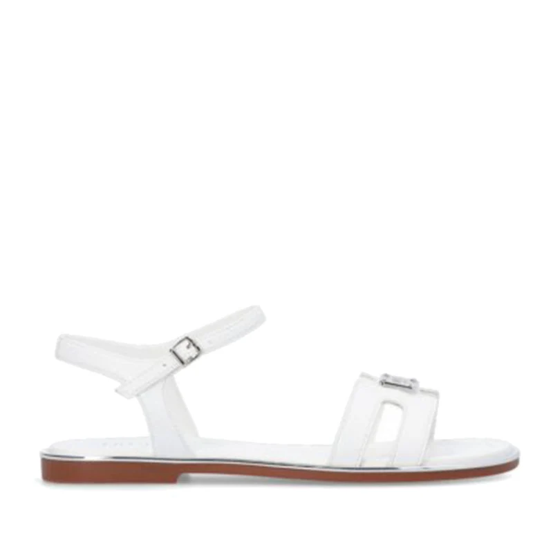 Scarpe Donna LIU JO Sally 510 Sandali Flat colore Bianco