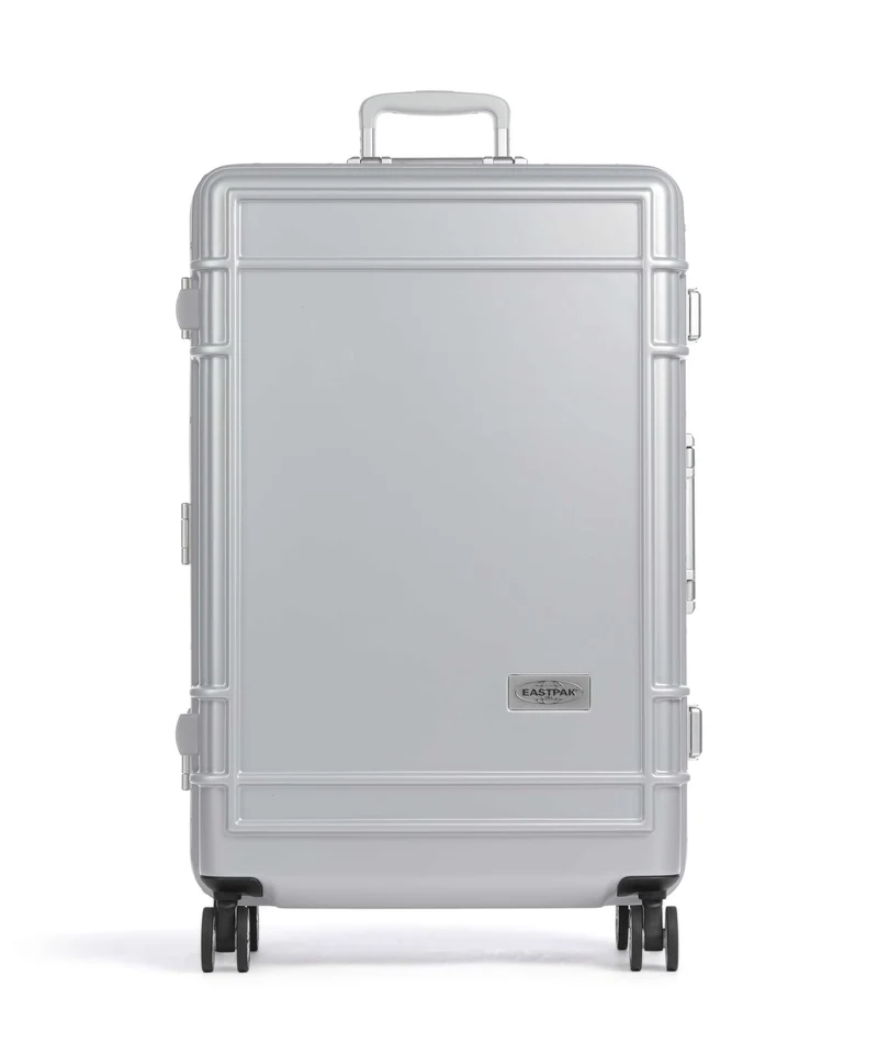 Eastpak Resist'R Case Valigia trolley (4 ruote) metal silver