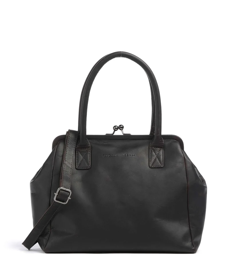 The Chesterfield Brand Wax Pull Up Cow Dorin Borsa a spalla brown