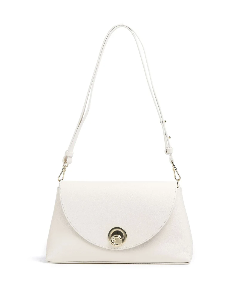 Coccinelle Nikla Borsa a spalla pearl/cognac