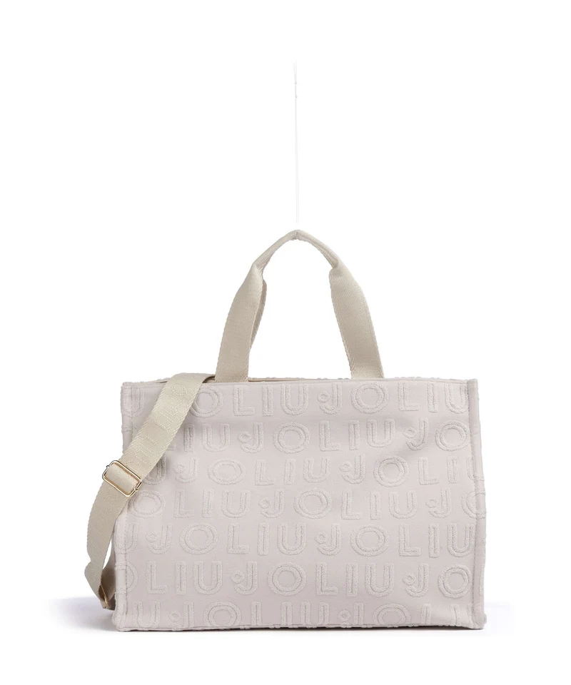 Liu Jo Logo Borsa shopper true champagne