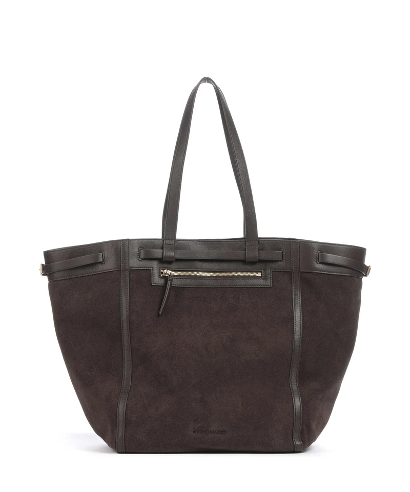 Les Visionnaires Felicia Cozy Borsa shopper chocolate brown