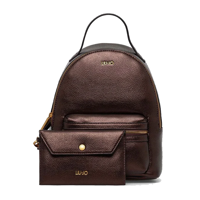 Zaino Donna LIU JO Better con Pochette colore Brown Stone