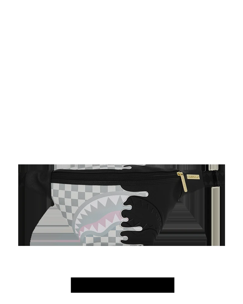 SPRAYGROUND CREAM CHECK SIDE DRIP SAVVYCROSSBODY
