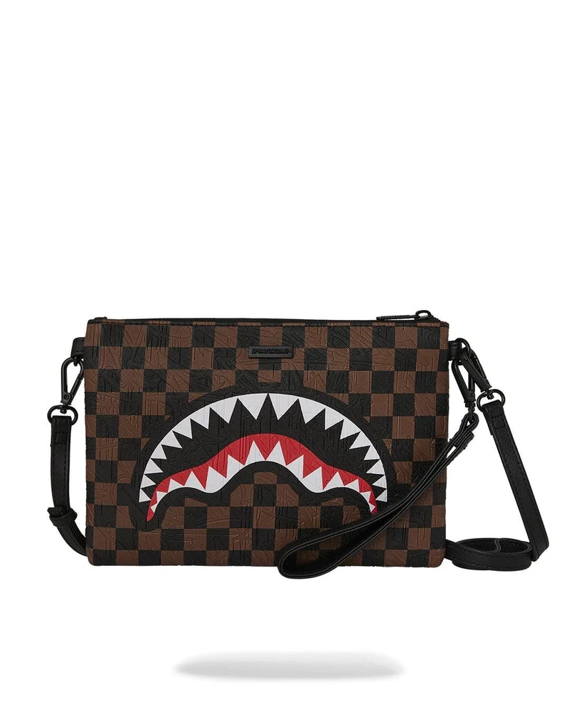 SPRAYGROUND CHECK 2 EMBOSS CROSSOVER UCLUTCH