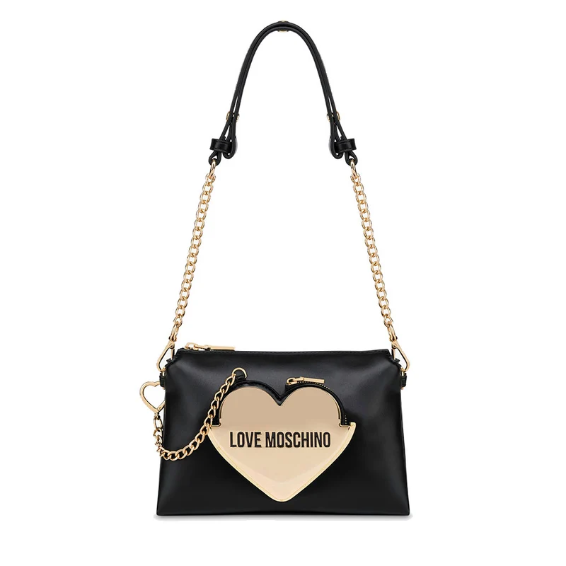 Borsa Donna a Spalla LOVE MOSCHINO linea Baby Heart Nero