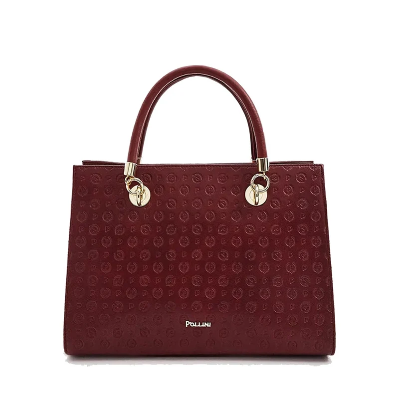 Borsa Donna a Mano POLLINI linea Heritage Embossed Bordeaux