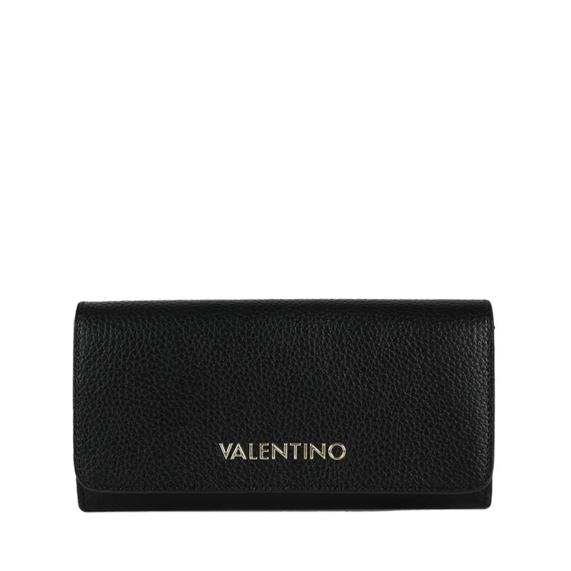Portafoglio Donna VALENTINO BAGS Chiuso con Bottone Linea Alexia Colore Nero Misura Grande