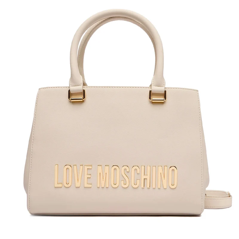 Borsa Donna a Mano LOVE MOSCHINO linea Bold Bag Avorio