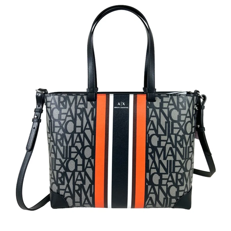 Borsa Donna Shopping a Spalla ARMANI EXCHANGE Colore Beige - Black