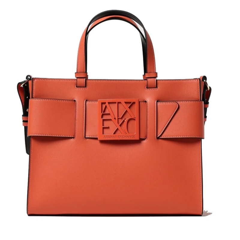 Borsa Donna a Mano ARMANI EXCHANGE colore Corallo Misura Grande