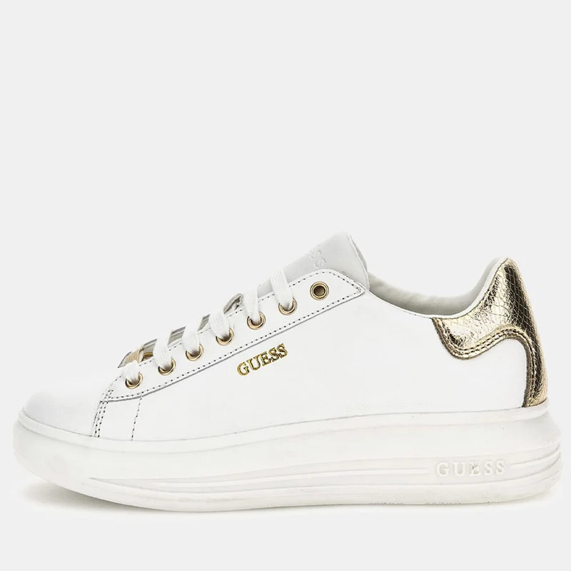 Sneakers Donna GUESS Colore White - Gold Linea Vibo