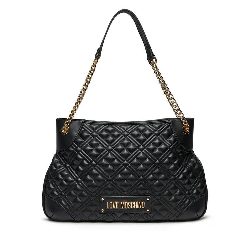Borsa Donna a Spalla Trapuntata LOVE MOSCHINO linea Quilted Nero