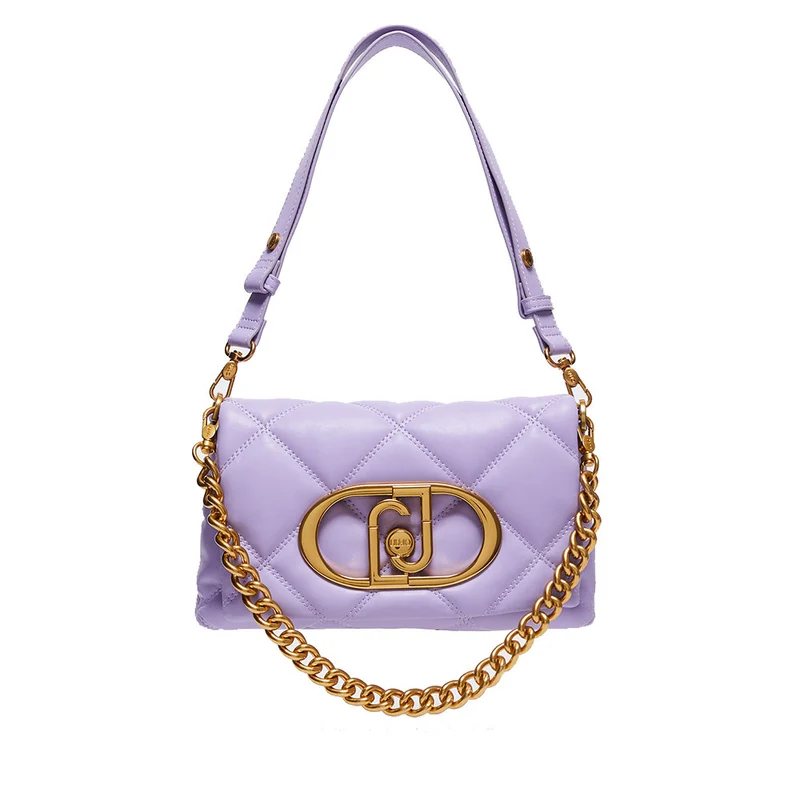 Borsa Donna a Spalla e Tracolla LIU JO linea La Puffy Trapuntata color Glicine