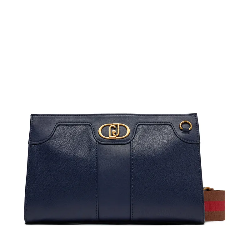Borsa Donna Clutch con Tracolla Bicolor LIU JO colore Dress Blue