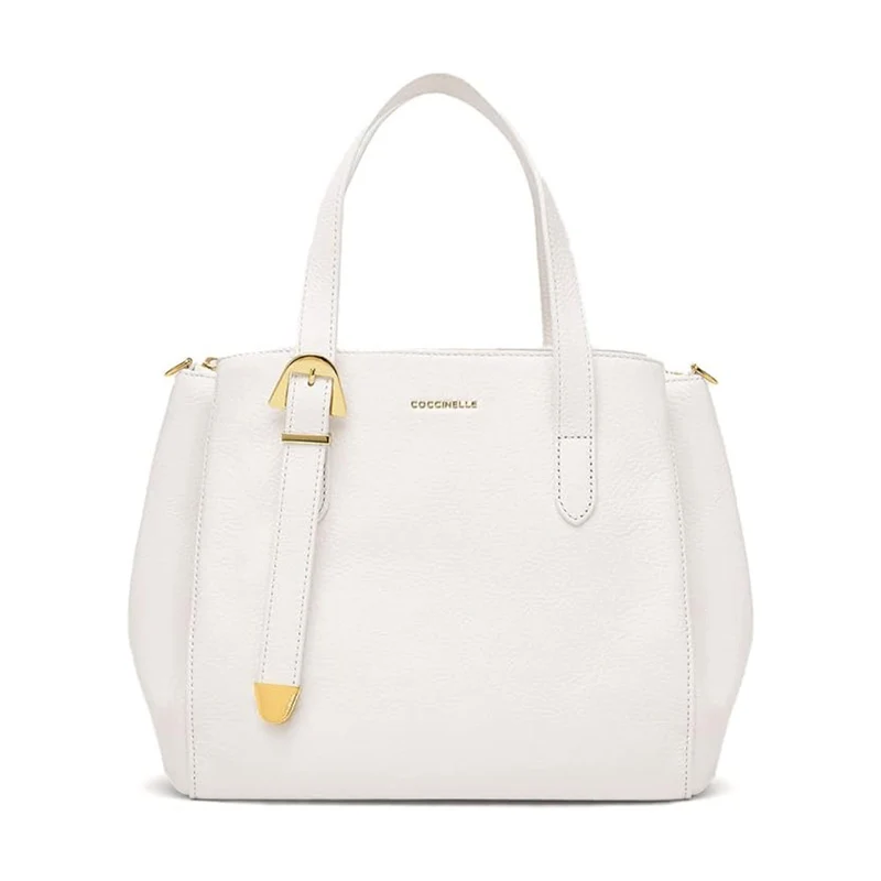 Borsa Donna a Mano COCCINELLE in Pelle Coconut Milk Linea Gleen