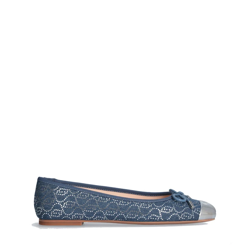 Scarpe Donna LIU JO Dafne 01 Ballerine in Denim con Micro Paillettes