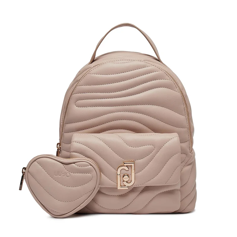 Zaino Donna LIU JO Better Trapuntato Meg Rose con Charm