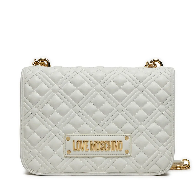 Borsa Donna a Spalla e Tracolla LOVE MOSCHINO linea Quilted Bianco