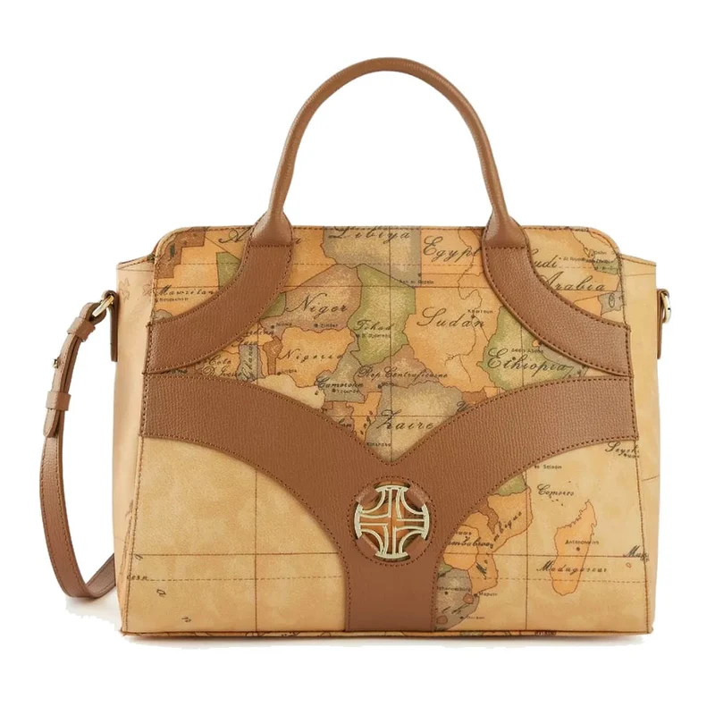 Borsa Donna a Mano 1A Classe Alviero Martini linea Geo Sunrise Ring Geo Classic e Cuoio GZ78