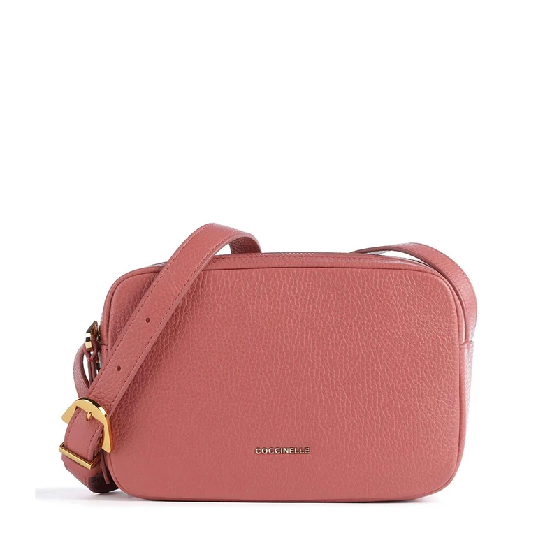 Borsa Donna a Tracolla COCCINELLE in Pelle linea Gleen colore Pot