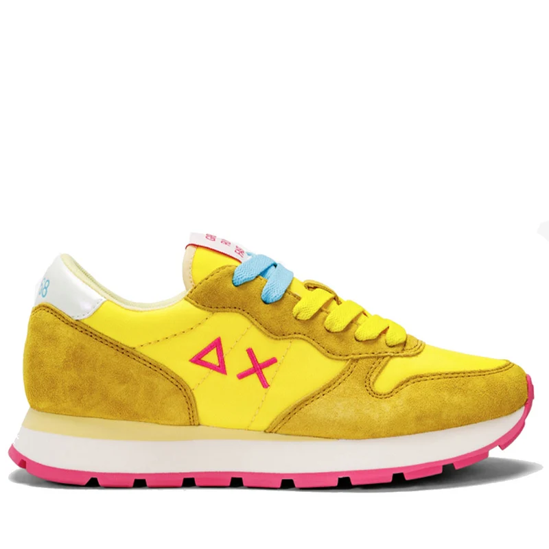Scarpe Donna Sun68 Sneakers Ally Solid Nylon Giallo - Z34201