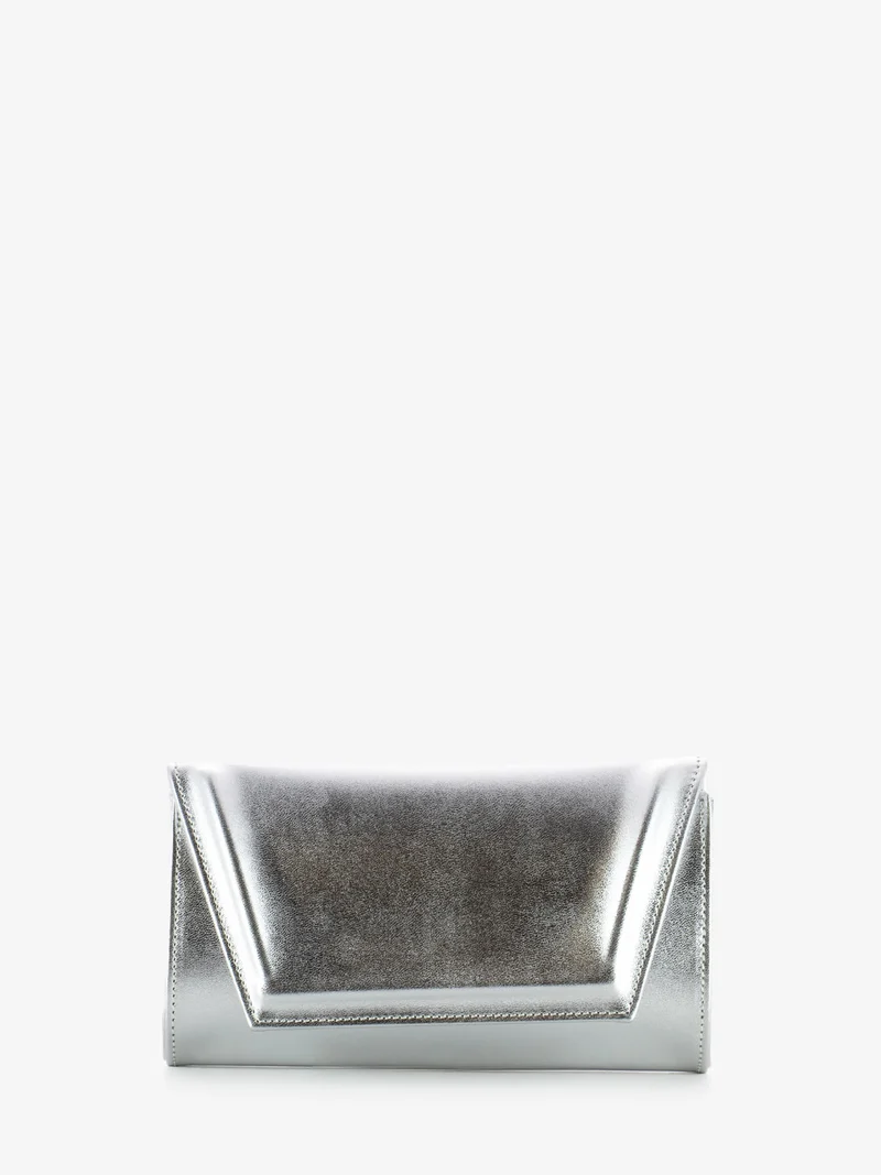 Borsetta bracciale strass metal silver