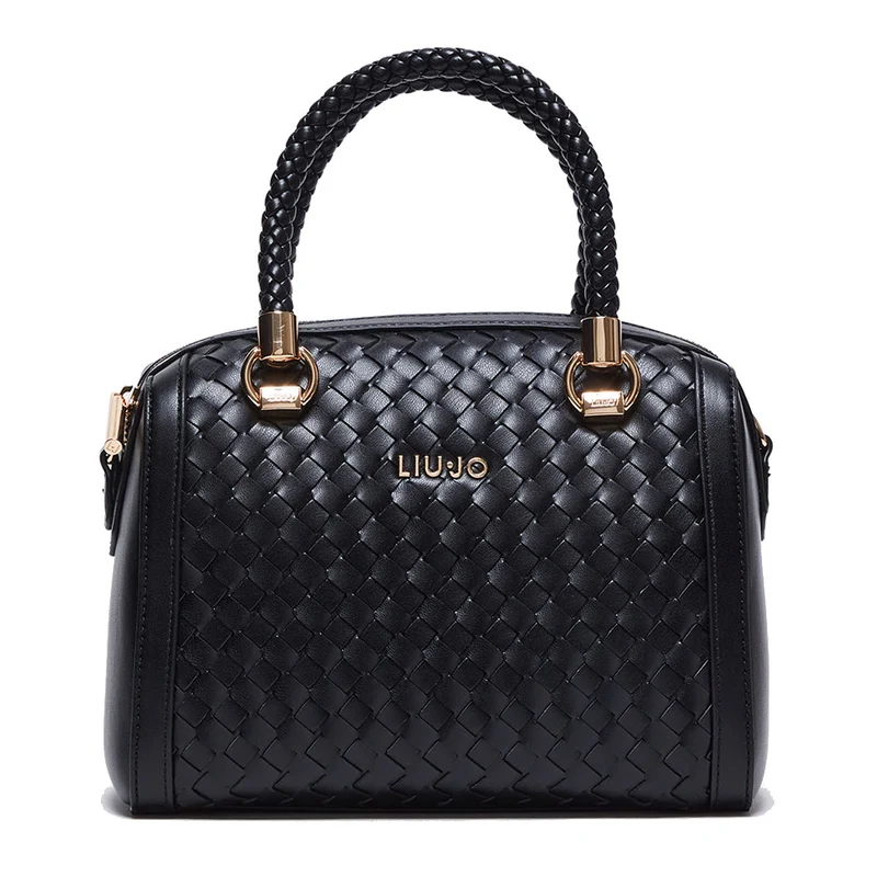 Borsa Donna Bauletto a Mano LIU JO Better Intrecciato Nero